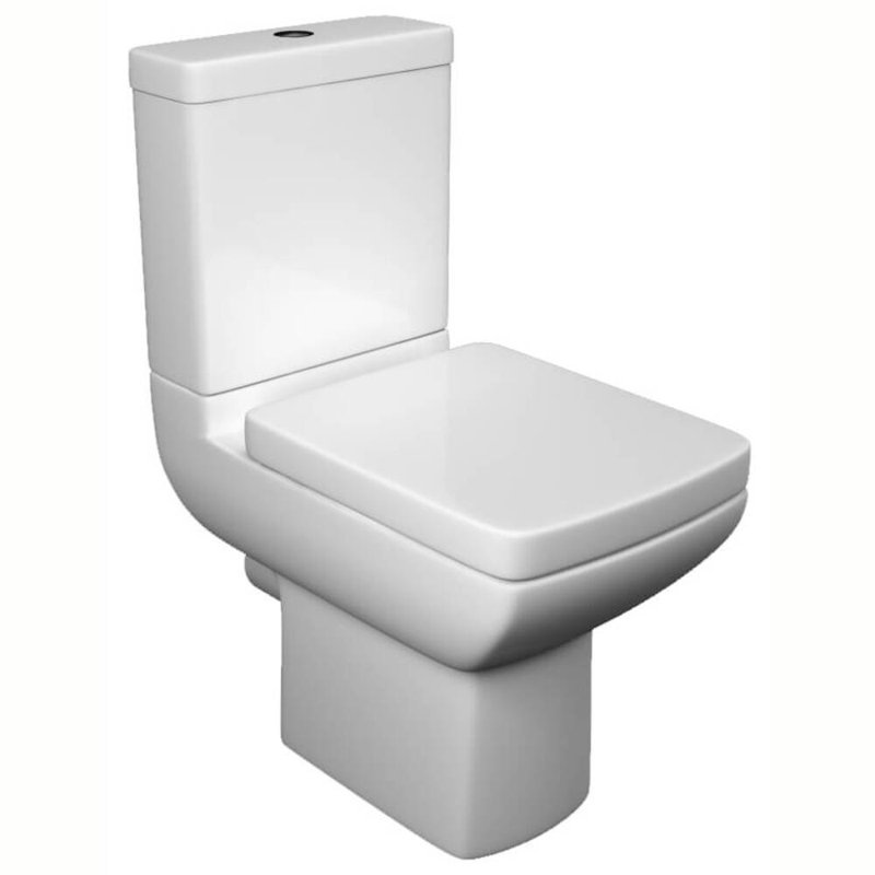KVit 6lpm LPF Elongated Floor Mounted Corner Toilet (Seat Included